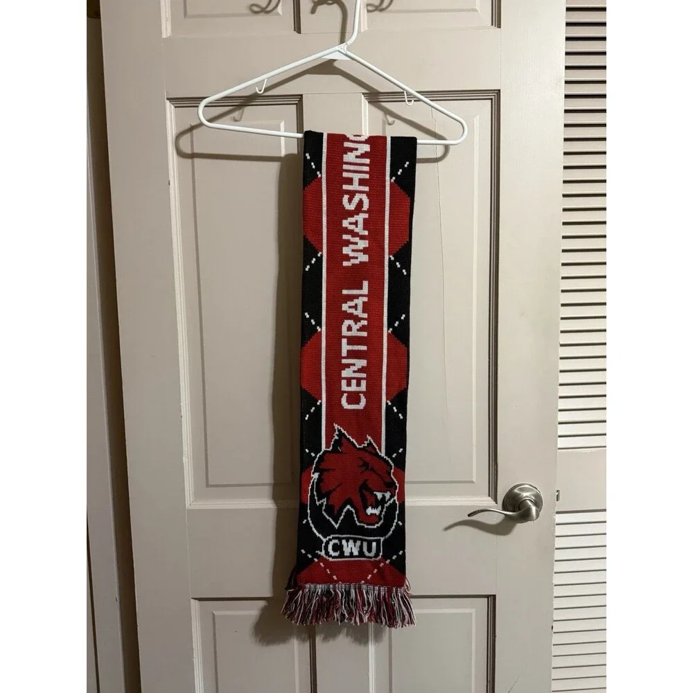 CWU Central Washington Wildcats Alumni Reversible Scarf